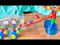 Marble Run Race ASMR Rollercoaster Silent Flows Ambience