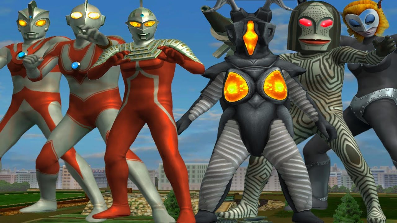 UFE3：ACE/Ultraman Jack/UItra Seven VS Jayden/Dada/Magma Starman
