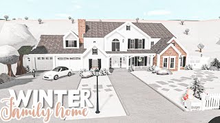 Winter Family House 150K Bloxburg Build *SLOW*