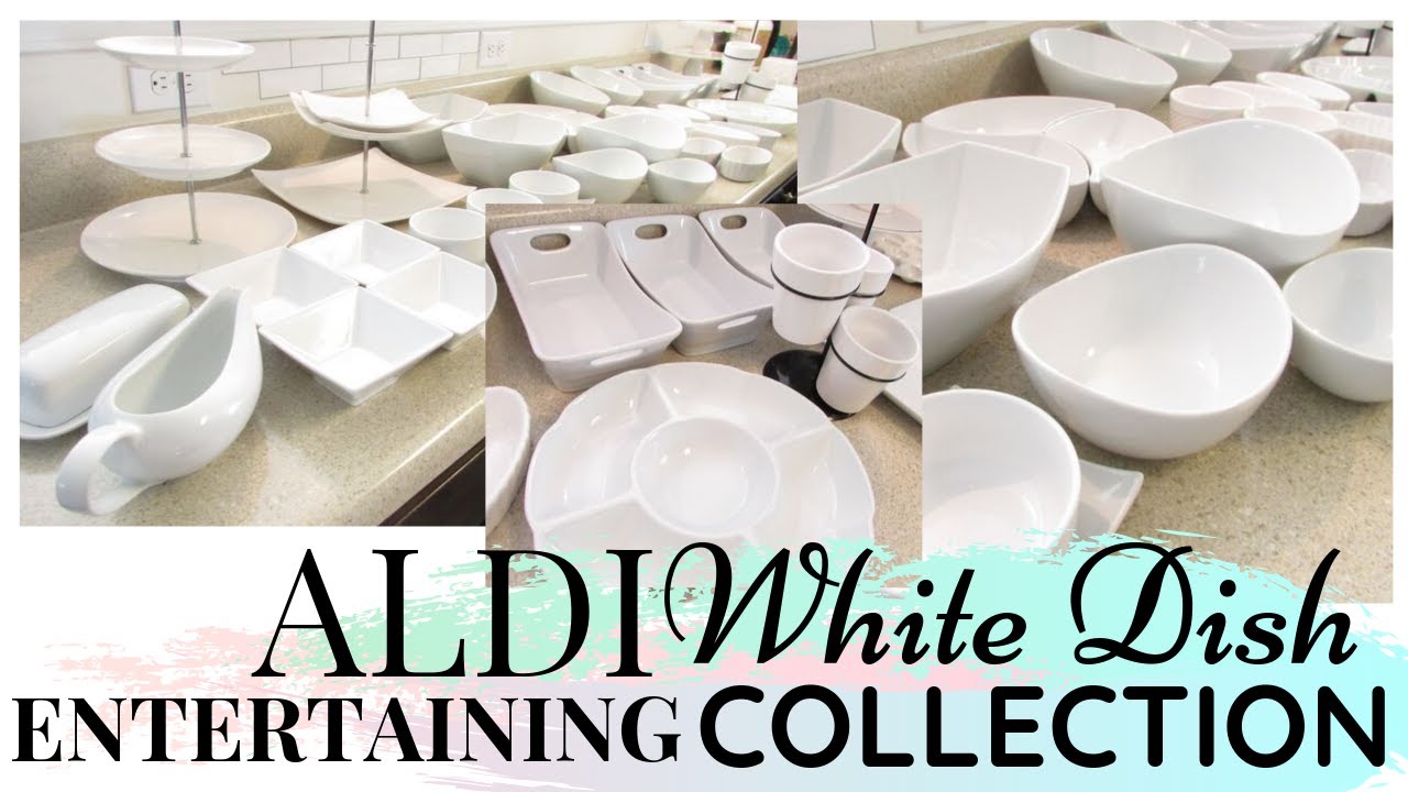 MUST HAVE! ALDI White Dish Entertaining Collection YouTube