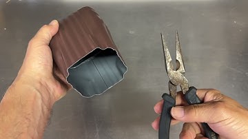 Crimp A Gutter Part Down In Size
