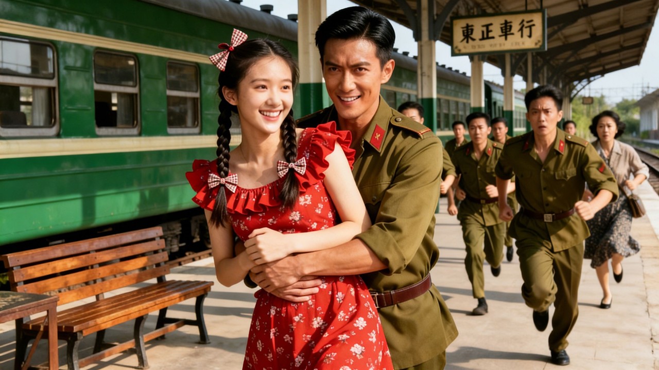 Девушка помогла незнакомцу в поезде — он полководец. Любит её, она правит. Они были парой раньше.