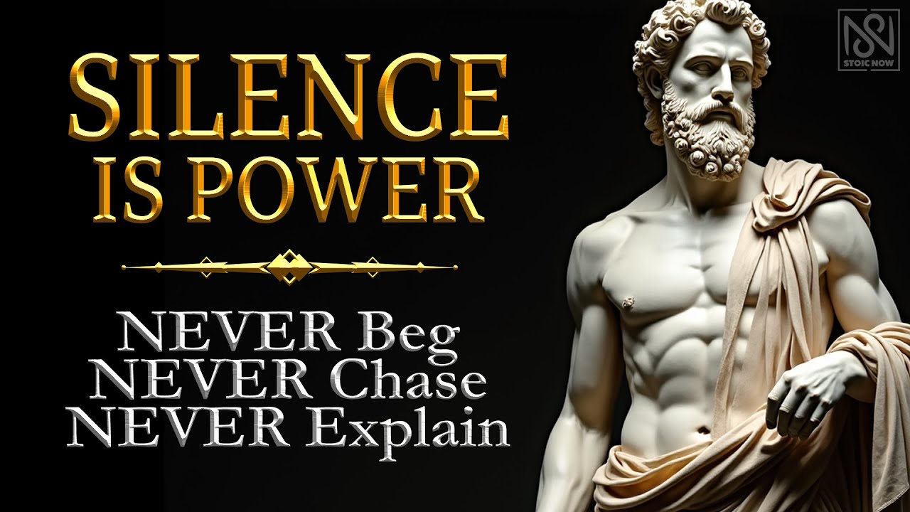 Your Silence Is Your Power - NEVER Beg, NEVER Chase, Never Explain | BECOME UNBREAKABLE | Stoicism