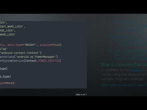 Enable/Disable Fullscreen and Wakelock with a Button in Python Kivy