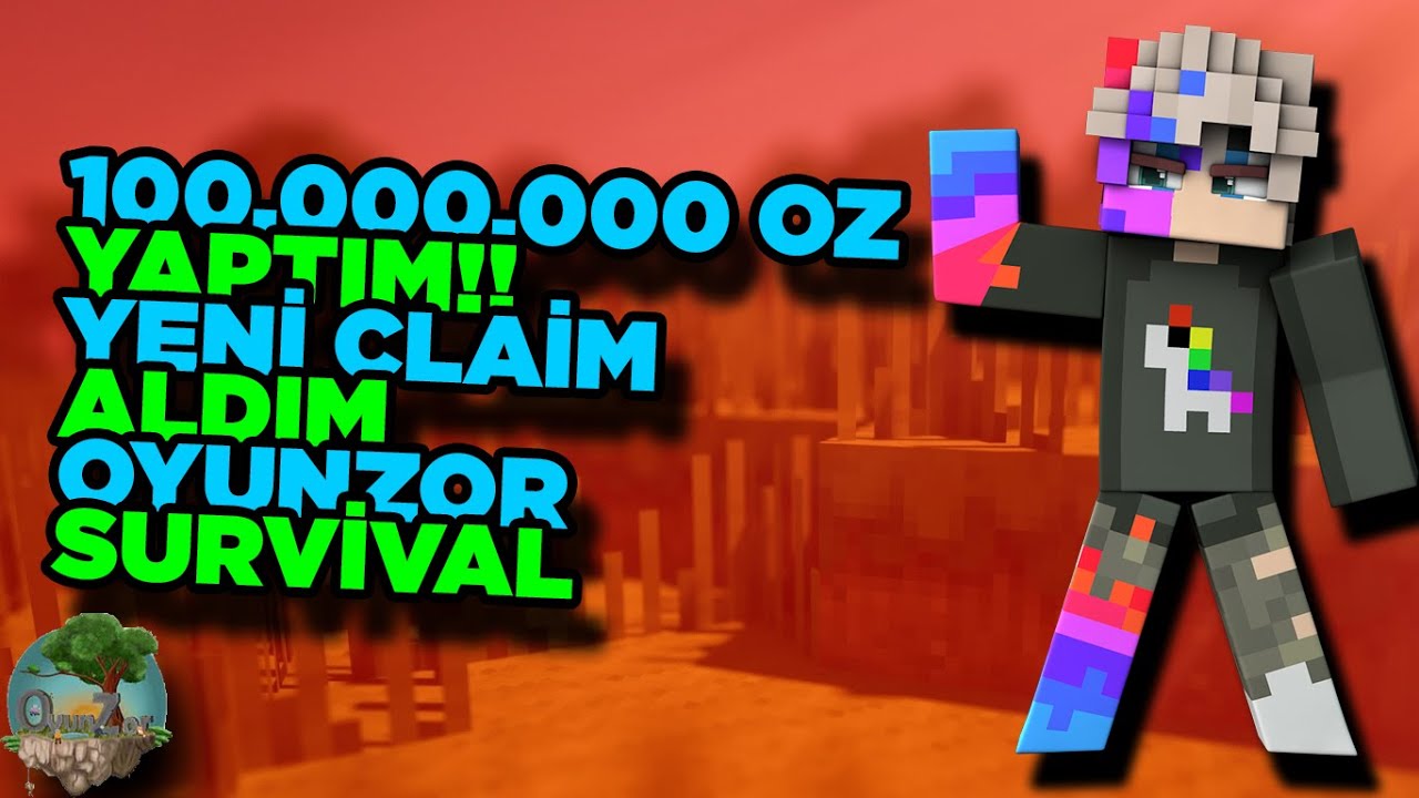 100.000,000 oz yaptım! Yeni Claim aldım minecraft 1.16.3 Survival ...