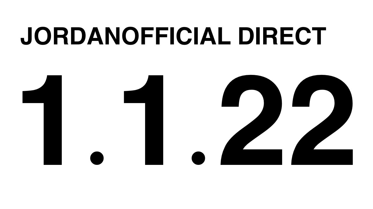 JordanOfficial Direct 1.1.22 - YouTube