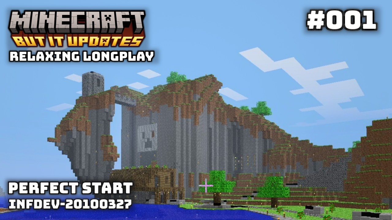 Minecraft's First Version Relaxing Longplay - Perfect Start | No ...