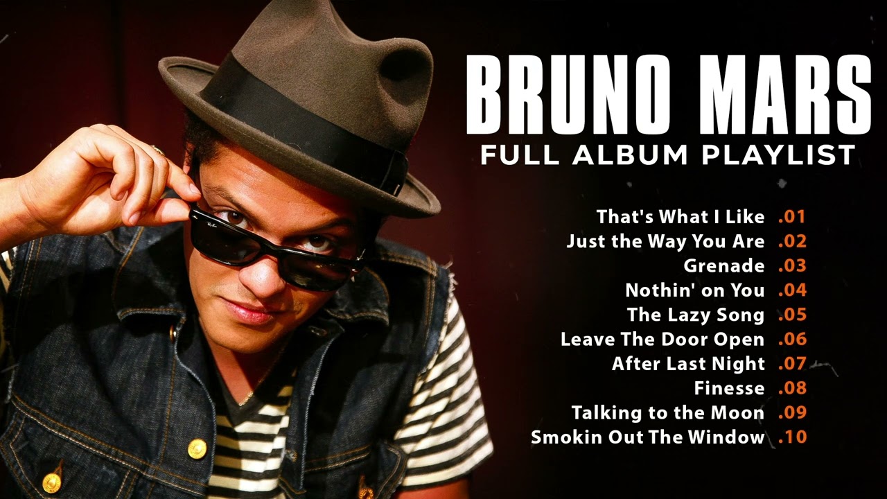 Bruno Mars Full Album - Bruno Mars Greatest Hit - Bruno Mars Playlist 2023 Maxresdefault