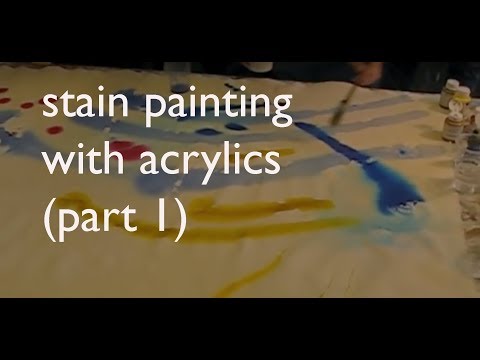 Stain Painting part 1