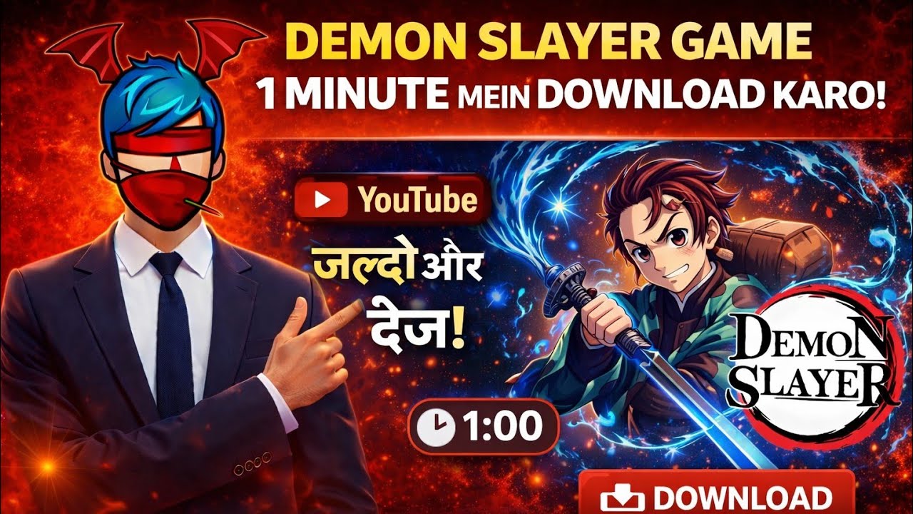 How to install demon slayer game in just 1 minute