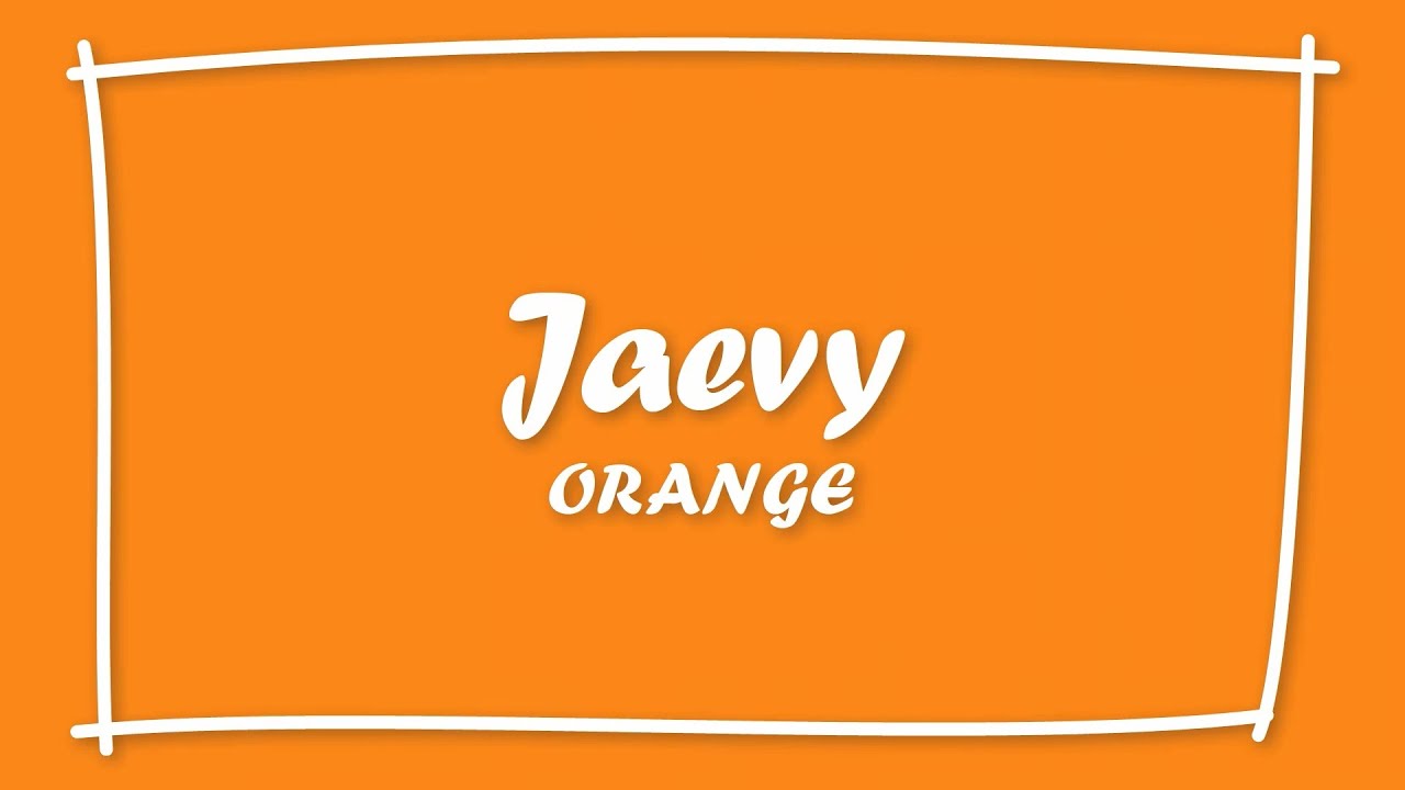 Jaevy | Orange Teaser | 오렌지 티저 | Rainbow Beats |