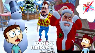 Dark Riddle 2 : Christmas Update 2021 | Shiva and Kanzo Gameplay