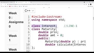NPTEL Week 4 Assignment Programming in c++ | Swayam Assignment Solution code