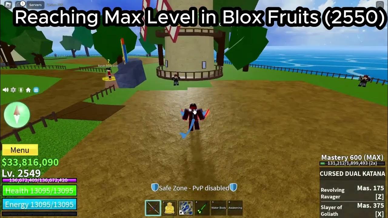 🔥(Lvl 2550) Level Máximo Blox Fruits Promocional Random🔥 - Roblox - DFG