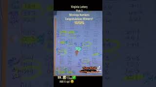 March Madness anyone?!! 🤩Congratulations Virginia Lottery Pick 3 Winners!! 💸 👀…Add it up! 🤑💰💸