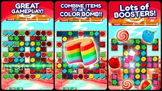 Cookie Match 3 Mania - Sweet Puzzle Game (Gameplay Android) screenshot 1