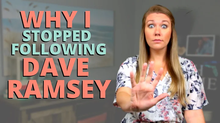 Why I Don't Follow Dave Ramsey Anymore