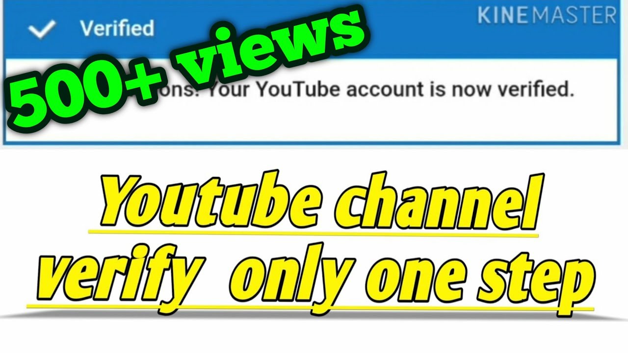 how to verify youtube account in hindi | verify your youtube channel in ...