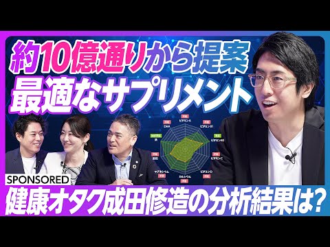 【ビジネスパーソン必見】サプリメントのパーソナライズサービス/尿検査で自分に必要な栄養素を「見える化」/約10億通り以上の組み合わせからなるオーダーメイド