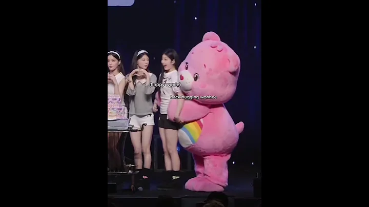 Wonhee was ignored by the Carebear ☹️💔 #ILLIT #wonhee #shorts