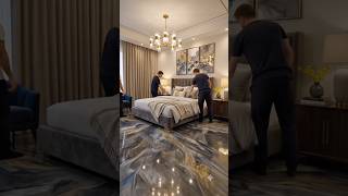 The Sapphire Marble Dream Bedroom. Subscribe for more 💝.