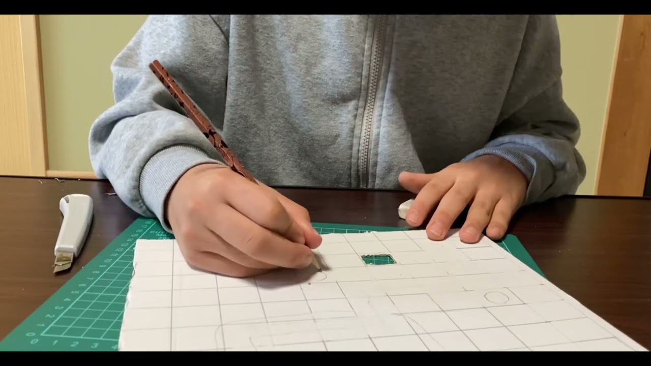 【ダンボール工作その1】ダンボールで迷路を作る。