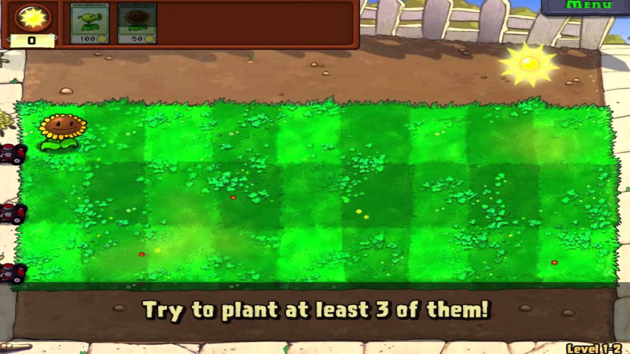 Lets Play : Plants Vs Zombies !! Part 1 - YouTube
