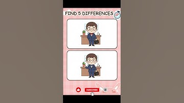 #short Test Your Eyes: 5 Differences Game | Find 5 Points #92
