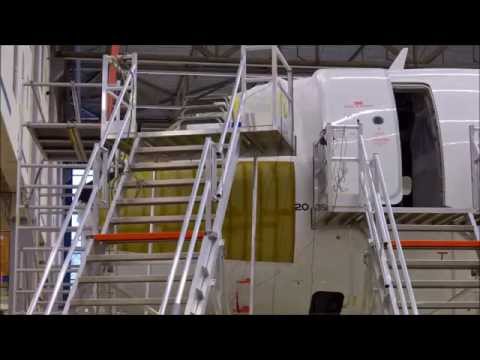 Fokker Services Airbus A320 Hail Damage Repair - video from Fokker Services Group