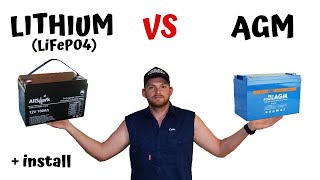 Lithium (liFePO4) Battery Install - Isuzu Dmax Canopy & Jayco Silverline Caravan