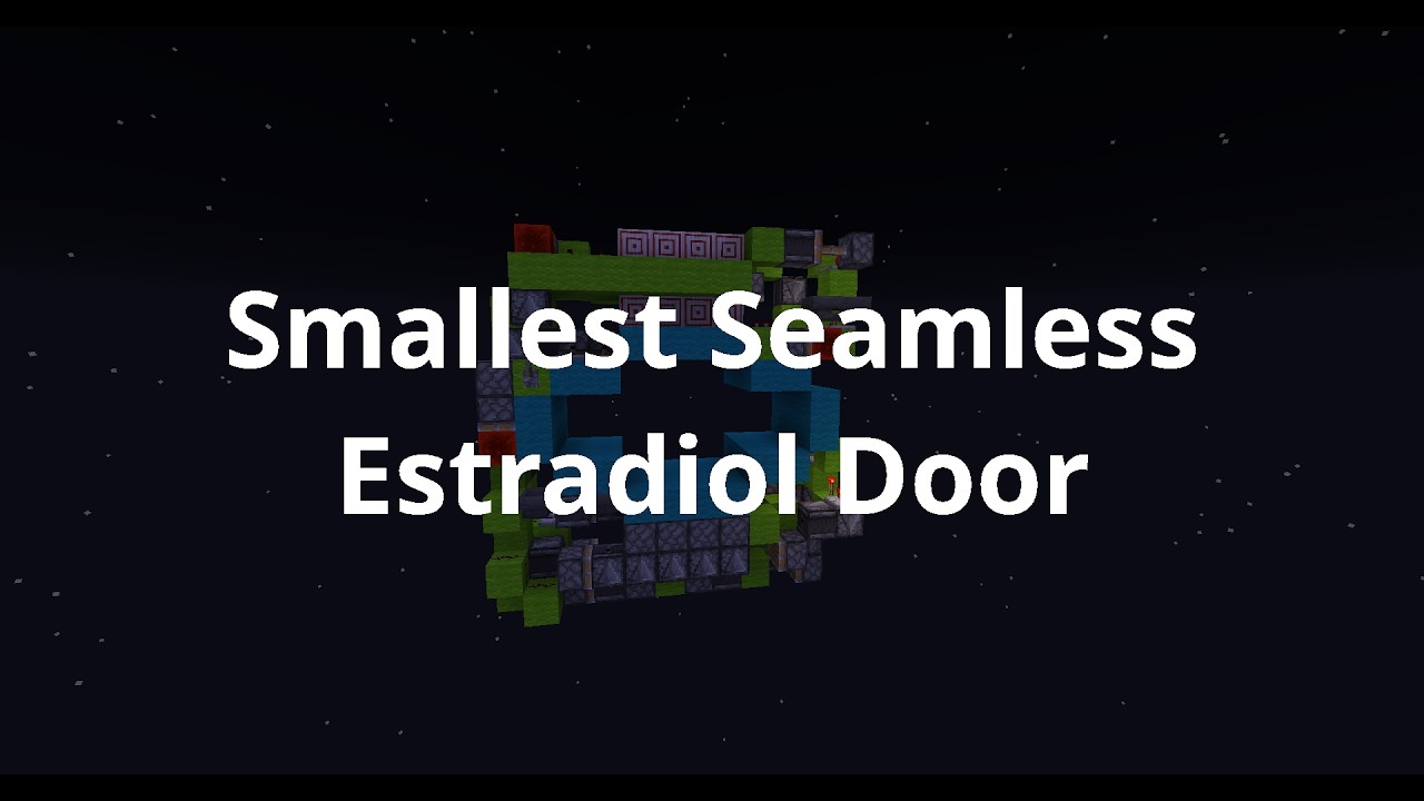 World's Smallest Seamless Estradiol Door (576 Blocks) - YouTube