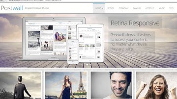 Home Pages Showcase - Postwall Drupal Theme