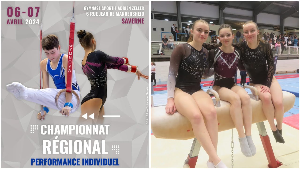 Championnat du Grand Est 2024 à Saverne en performance individuel GAF 