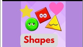 تعليم الاشكال باللغة الانجليزية | learn shapes in English language