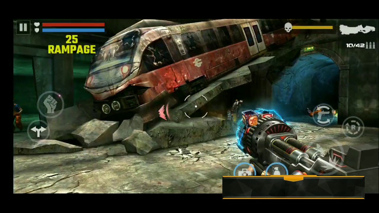 Dead target zombie stasiun kereta api lorong bawah tanah - YouTube