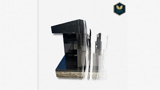 Two Niche Columbarium Jet Black | Yaash Stone Products | Granite Monuments | Export | USA | UK | EU
