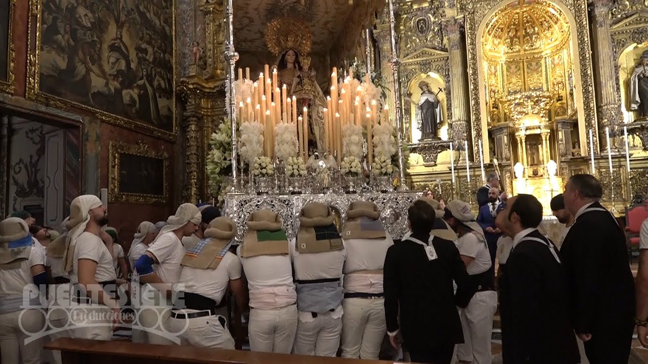 (1/3).- Virgen del Carmen Coronada de San Cayetano. Julio en Córdoba de 2023.