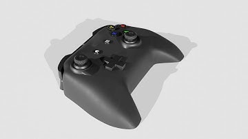 Xbox Controller created with Blender