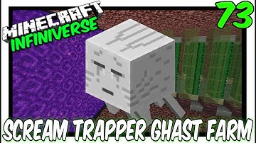 "Scream Trapper Ghast Farm" [73] Minecraft Bedrock Infiniverse