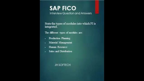 "SAP FICO Interview Questions & Answers | Quick Tips #short14"