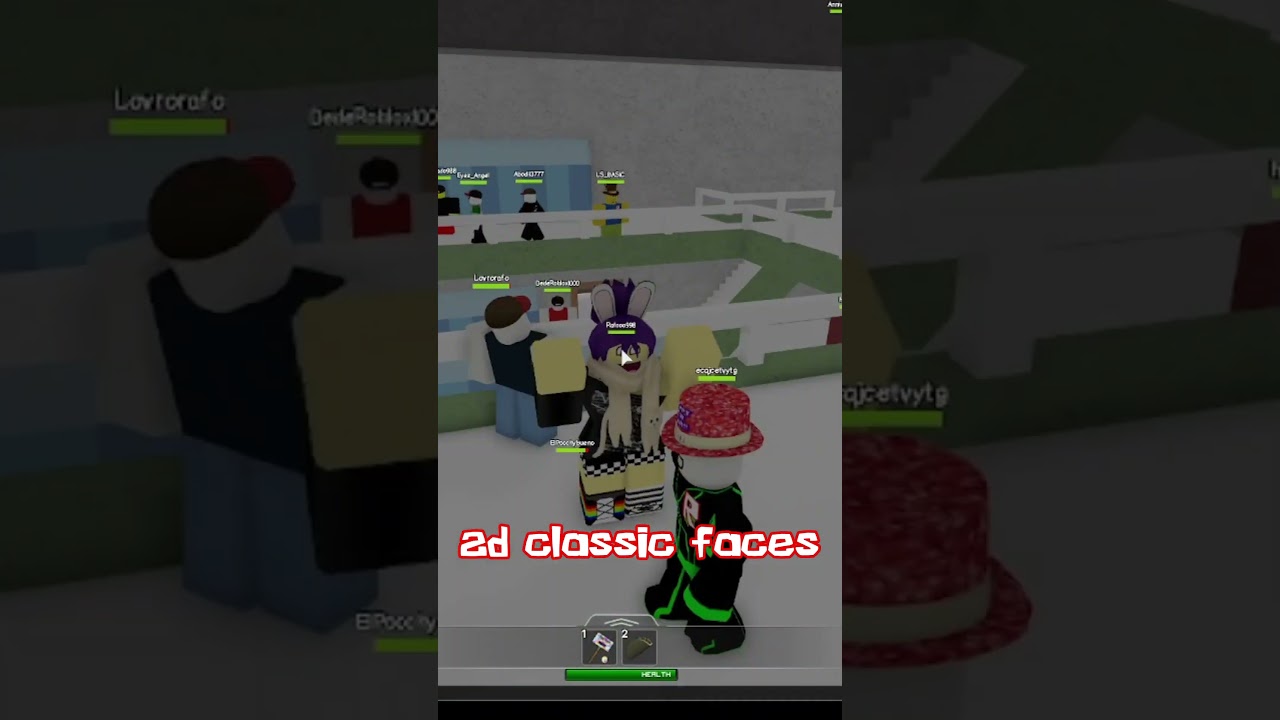 ROBLOX удалит все 2D/классические лица и головы 