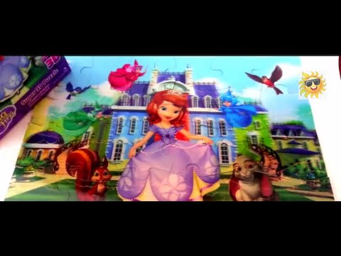 Sofia the First super 3D puzzle | Disney Princess Sofia - YouTube