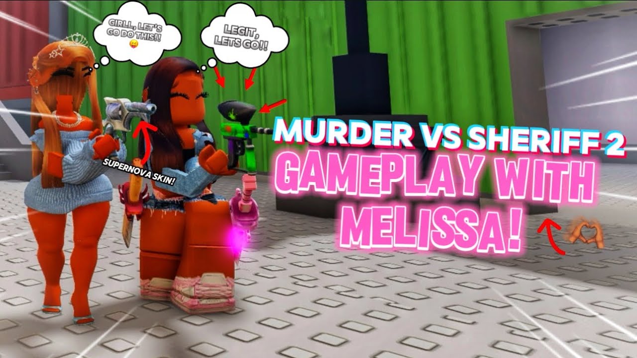 DECENT GAMEPLAY 🫶🏽 WITH A FAN!! | Murder Vs Sheriff 2 | THIS IS FUN!