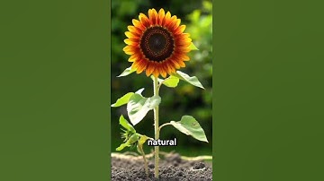 An 8-second timelapse shows a sunflower growing from the moist soil #shorts #flowers #timelapse