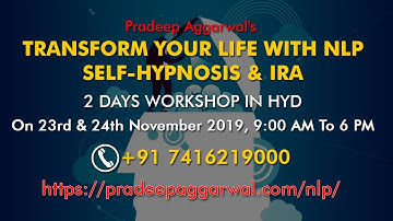 Transform Your Life With NLP, Self Hypnosis and Inner Resource Activation Workshop