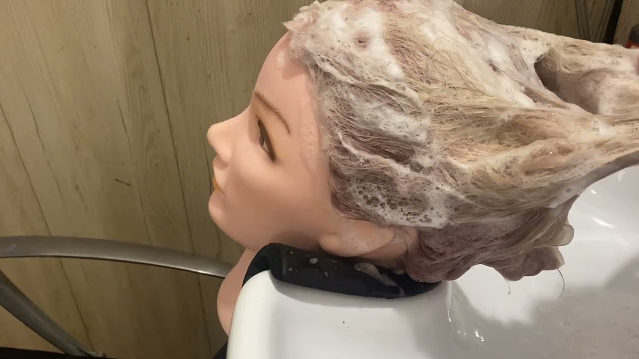 Relaxing ASMR Hair Wash 💆‍♀️ | Realistic Shampoo Sounds & Scalp Massage for Sleep and Tingling