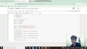 tugas algoritma kalkulator sederhana