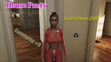 House Party | Gameplay #9 | Leah's Route [END]