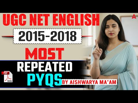 UGC NET English Literature Marathon | UGC NET English 2015-2018 Most Repeated PYQs By Aishwarya Mam