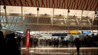 Inside Hasanudin Airport in Makassar